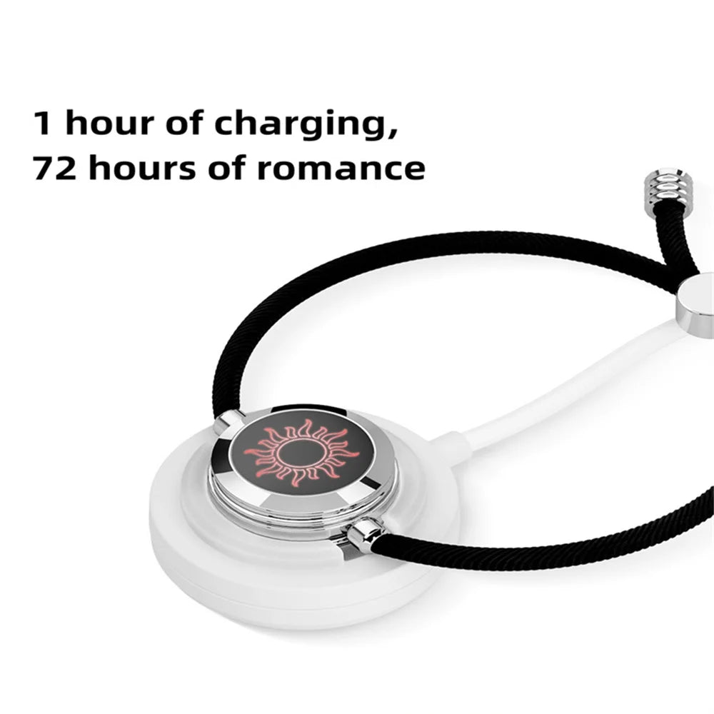 Totwoo Smart Paar-Armband – Fernverbindung, Leuchten & Vibration, 10 Stile