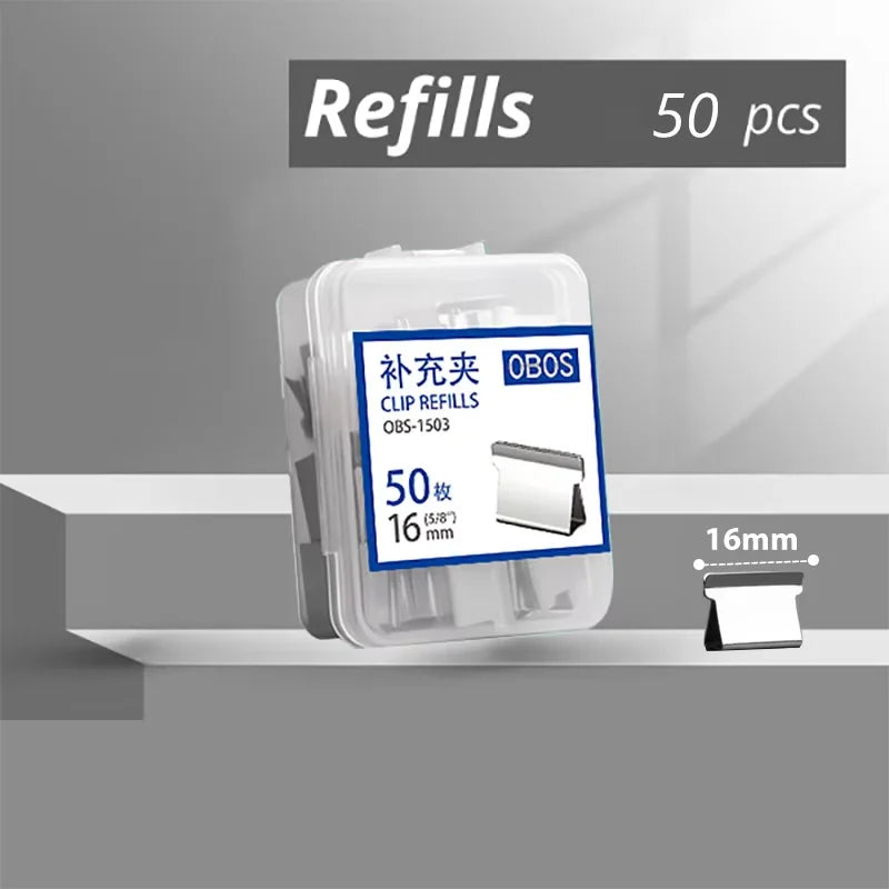 Mini Traceless Wiederverwendbare Hand Klemme Push Hefter Papier Buch Datei Büro Schule Student Binder Bindung Werkzeuge Liefert Zubehör