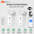 Tuya Smart Wifi Vorhangroboter (mit Gateway), Raffgardinenstange