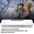 Beste Vakuumierer für trockene und nasse Lebensmittel, Verpackungsmaschine, 220 V, automatischer kommerzieller Haushalt, Küche, Lebensmittel-Vakuumierer mit 10 Beuteln