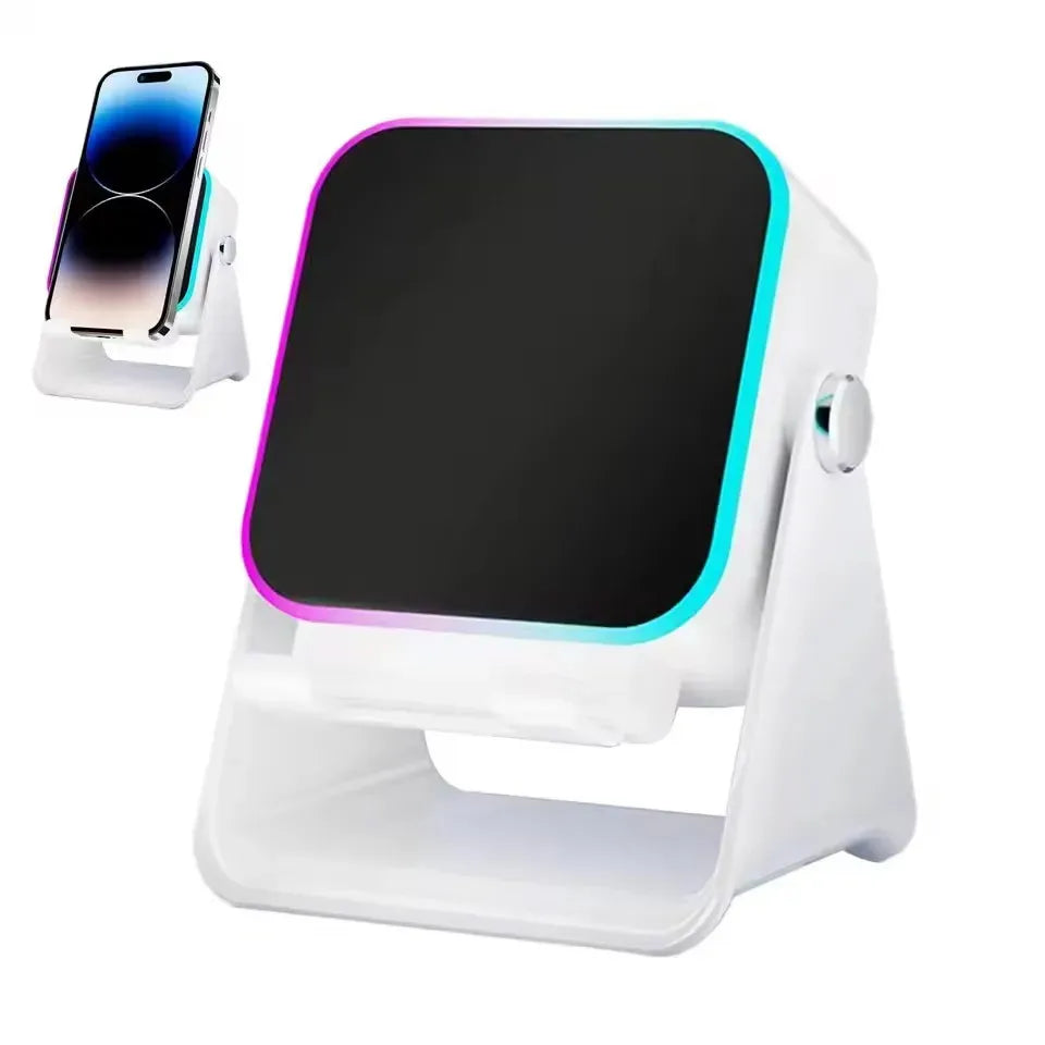 5-in-1 Bluetooth-Lautsprecher mit Smartphone-Halterung & RGB-Licht – HIFI, Induktion, Bluetooth 5.3
