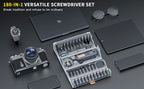 180-in-1-Präzisions-Schraubendreher-Set, magnetische Bohrer, professionelle Handreparaturwerkzeuge für iPhone, Uhren, Brillen mit Aufbewahrungsbox