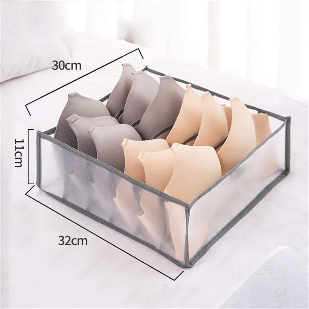 Kleider-Organizer, Jeans- und Hosen-Aufbewahrungsbox, Kleiderschrank-Schubladen-Organizer für Unterwäsche, BHs, Krawatten, T-Shirts und Socken, Organisationssystem