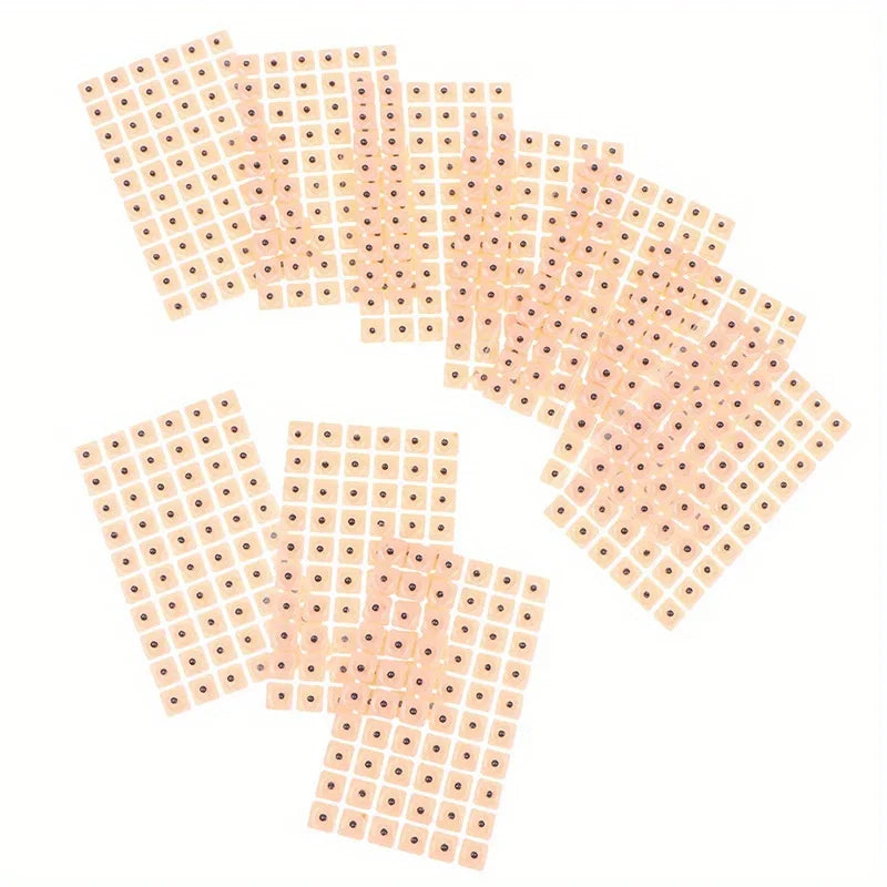 600/1200PCS Entspannung Ohr Aufkleber, Therapie Nadel Patch, Ohr Akupunktur, Nadel Ohr Massage, Pflege Auriculotherapie, Vaccaria Samen