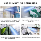 380 ml professionelle tragbare elektrische Nano-Sprühmaschine, kabelloses Alkohol-Desinfektionsmittel, Desinfektionsmittel, Nebelgerät, berührungslose Desinfektion