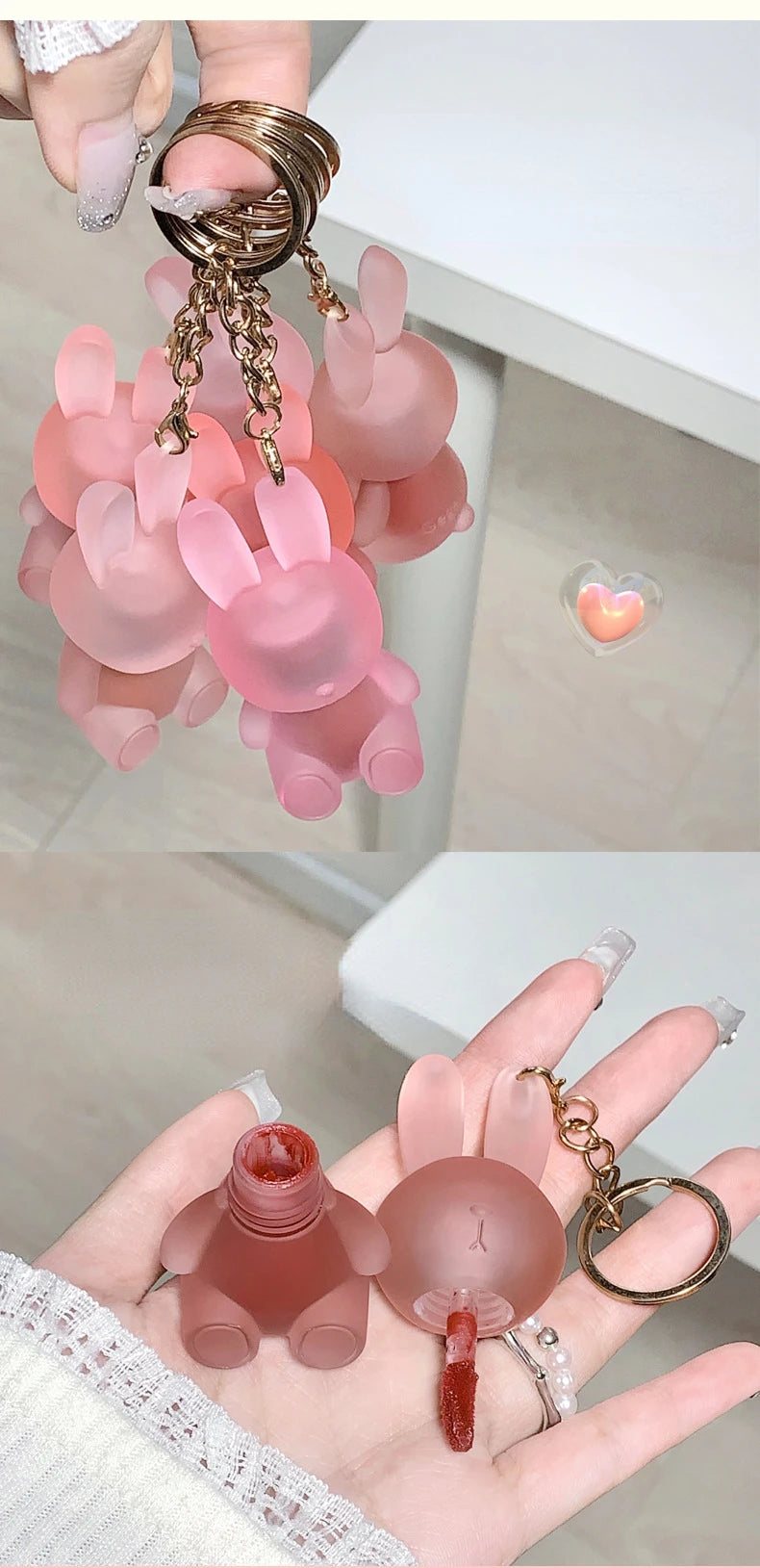 Niedlichen Kaninchen Samt Lippen schlamm matt Sommer Lip gloss Parität Lippenstift Student Make-up Kosmetik