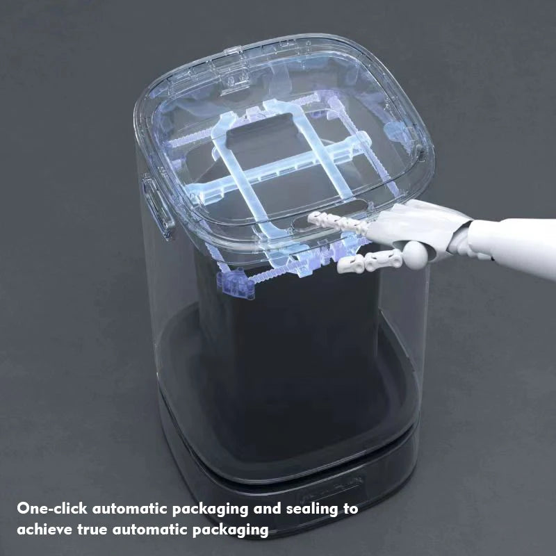 13L Smart Mülleimer mit automatischer Verpackung Müllsack Badezimmer Toilette Mülleimer Automatische Close Bag Adsorption Papierkorb