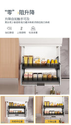 Hängender Schrank, Hebekorb, Pull-Down-Schrank, Küchenschrank, Snacks Lagerung, Hebekorb Anpassung