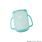 OOTDTY Quetschbeutel-Halter für Babys – Auslaufsicher, transparent, für Joghurt & Babykost, 3 Farben