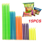 15/10-teiliges Set Beutelclips für Lebensmittel-Snack-Beutel