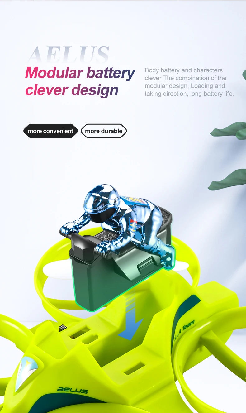 4DRC Mini RC Drohne Höhe halten Headless Modus 3 in 1 Meer Land Luft Flug 2,4G Fernbedienung Quadcopter Boot RC Hubschrauber Spielzeug