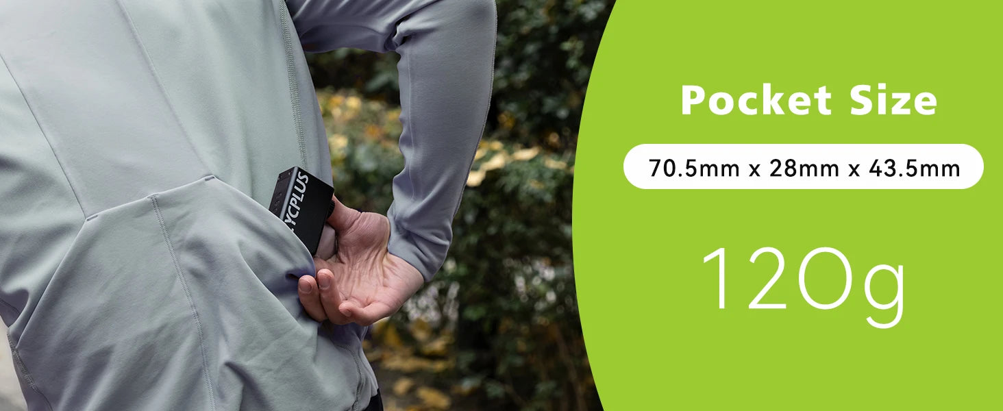 CYCPLUS Mini-Luftpumpe AS2 100 PSI AS2PRO 120 PSI Max elektrischer tragbarer Fahrrad-Inflator-Druckmesser Typ-C-Fahrradreifenkompressor