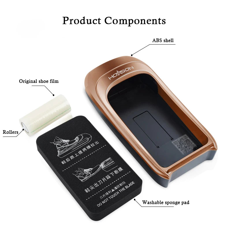 Schuhüberzugspender, Einweg-Schuhüberzugspender, wasserdicht, rutschfest, Schuhüberzugspender für den Innenbereich, Schuhüberzug-Fußpedalmaschine, Laminiergerät