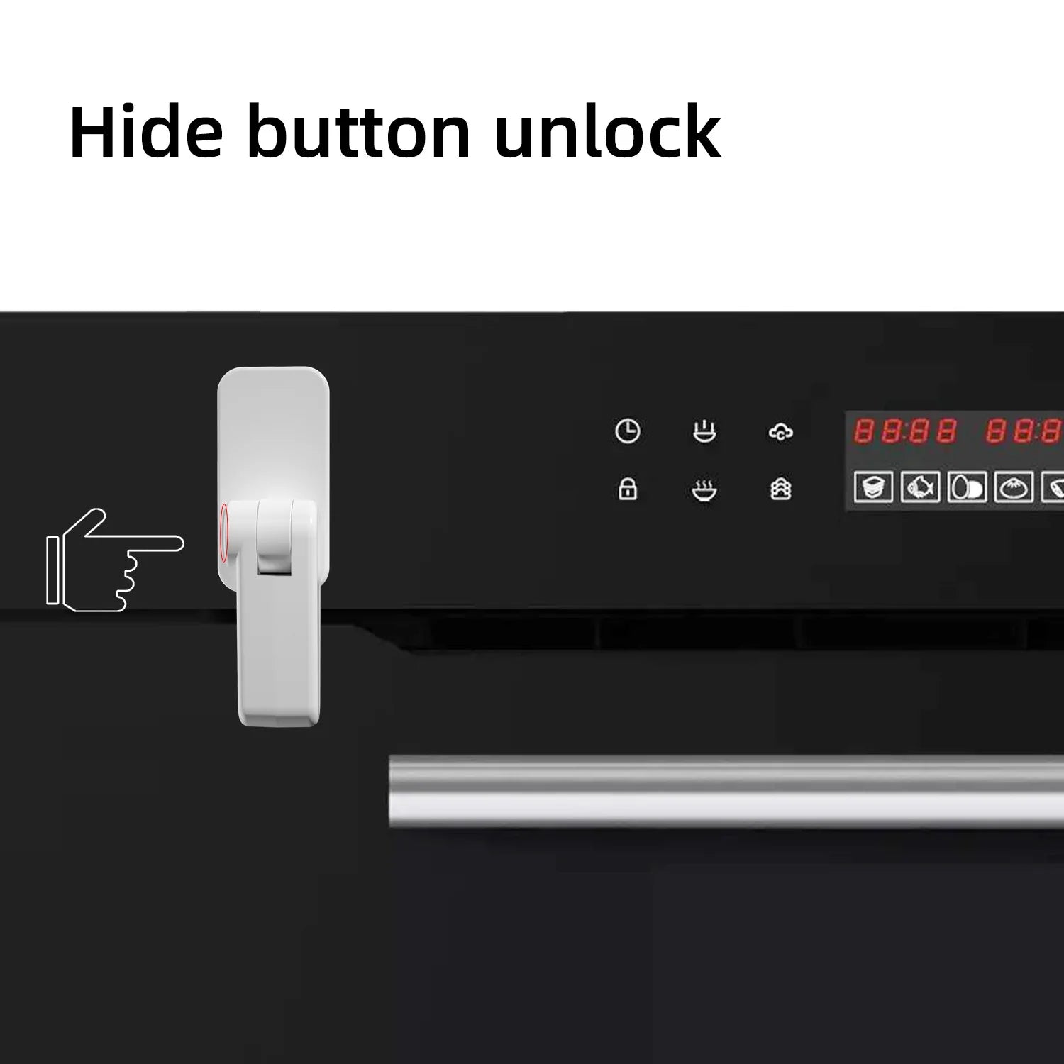 Kinder Sicherheit Schutz Hause Ofen Schloss Baby Sicherheit Zubehör Universal Schrank Schublade Schloss Tür Block Einfach zu Installieren