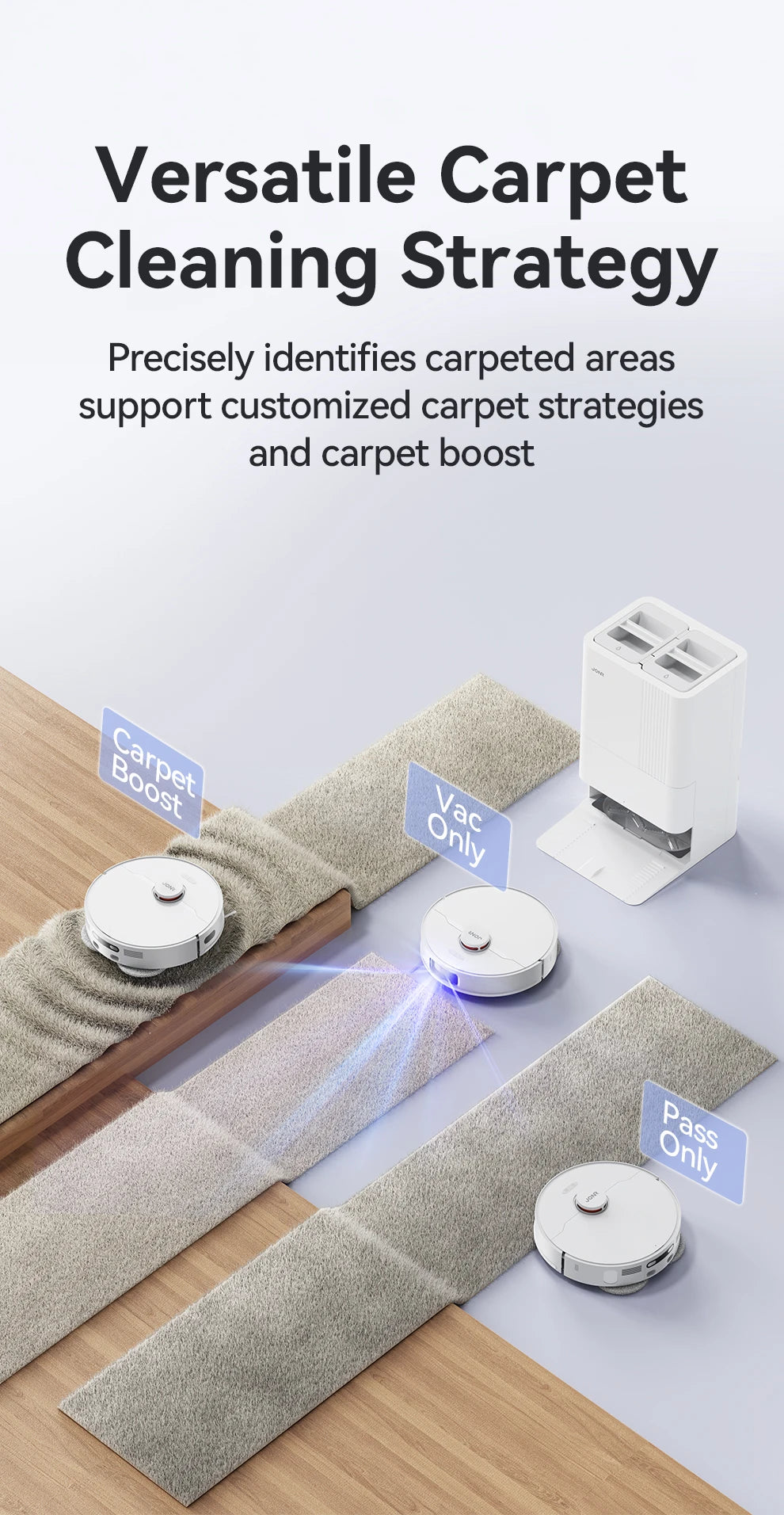 JONR Robot Vacuum P20 Pro International Edition Wischen Staubsaugen Trocknen Tücher Automatische Reinigung Staub Sammeln Entwässerung Wasser