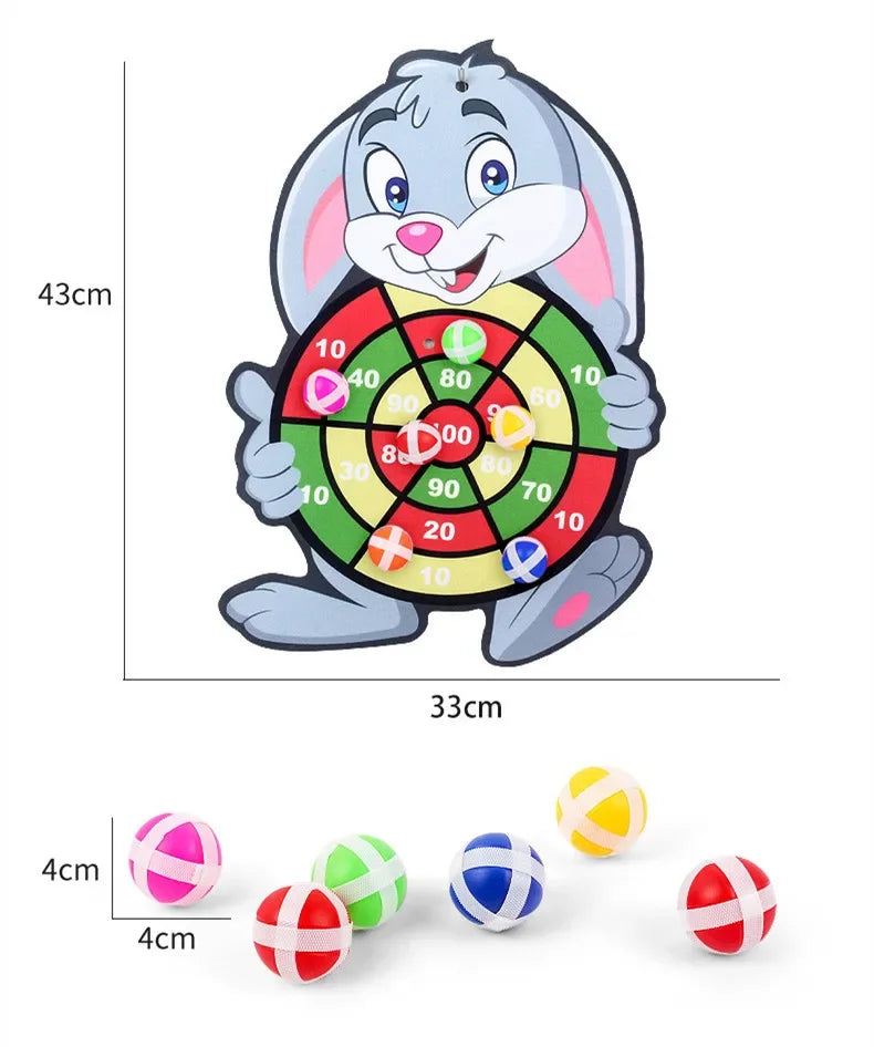 Lernspiele Dartscheibe Babyspielzeug Stickey Ball Dart Indoor Sports Kind Montessori Spiele für Kinder von 3 bis 7 Jahren