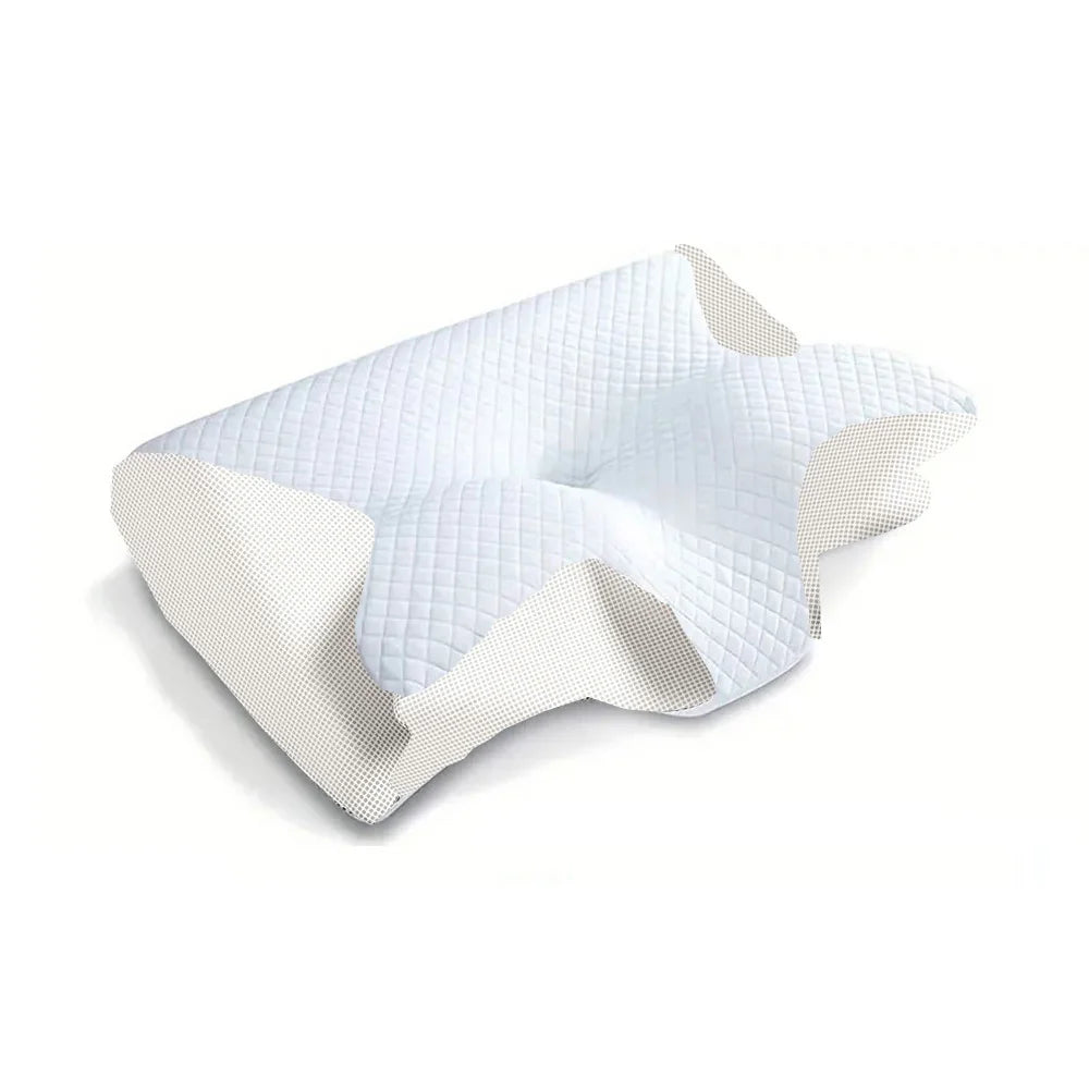 Memory-Schaum Nackenkissen 2-in-1 – Orthopädisch, ergonomisch, Anti-Schnarchen, 4 Farben