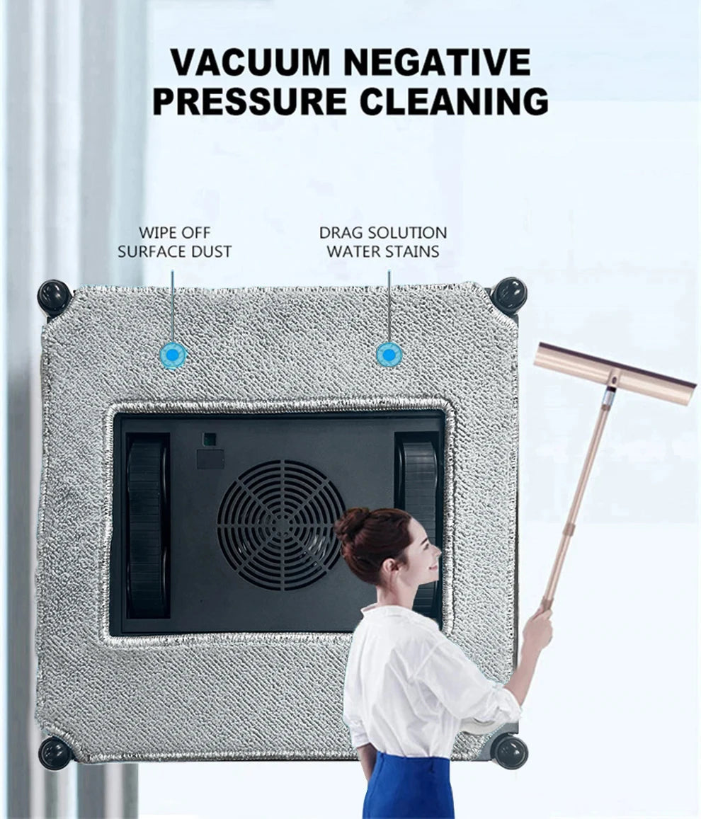 Fensterputzroboter Purerobo W-S9S mit APP Staubsauger