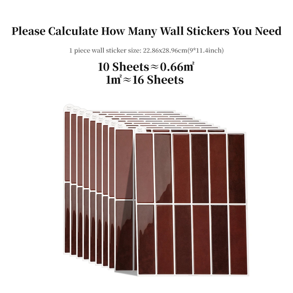 Bester Preis Wandfliesenaufkleber 3D-Harzkleber Wandaufkleber Selbstklebende Nachahmung von Fliesen abziehen und aufkleben wasserfeste Tapete