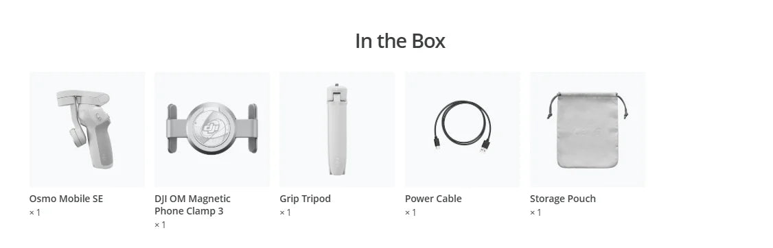 DJI OM SE Osmo Mobile SE Handheld Gimbal Active Track 5.0 Magnetisches Design Quick Roll DJI Brandneues Original auf Lager