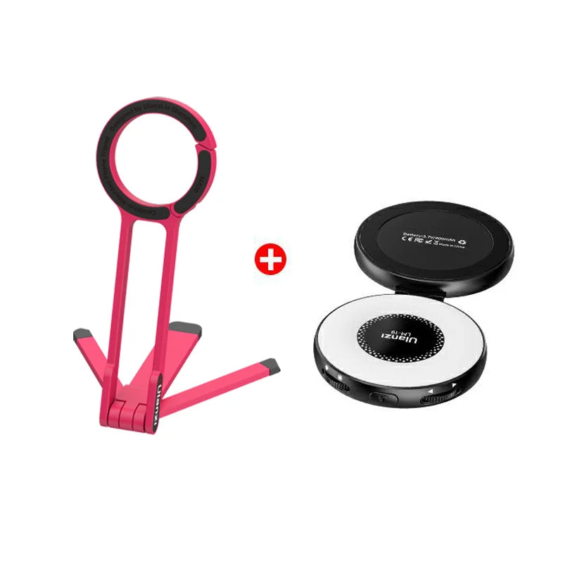 Ulanzi MA30 Magsafe Telefonstativ, doppelseitiger magnetischer Telefonhalter, Telefonständer für iPhone 16, 15, Outdoor-Reisen, Vlog, Live-Streaming