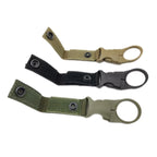 Karabinerhaken Flaschenclip – Nylon, für Rucksack & Gürtel, Einzel & Sets