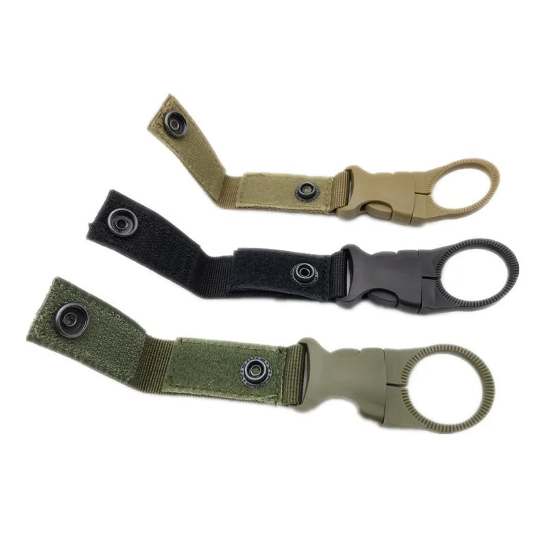 Karabinerhaken Flaschenclip – Nylon, für Rucksack & Gürtel, Einzel & Sets