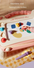 Kinder Cartoon Reißbrett Baby Puzzle Magnetische Schreibtafel Spielzeug Graffiti Magnetische Reißbrett Montessori Spielzeug für Kinder