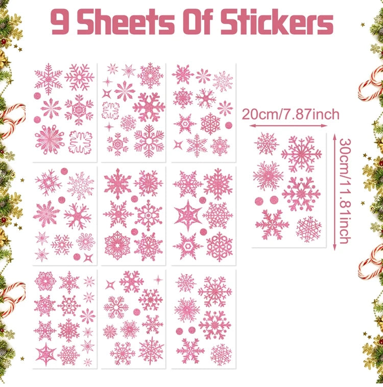 Weihnachts-Fensteraufkleber, Frohe Weihnachten, Dekorationen für Zuhause, 2025, Weihnachts-Wandaufkleber, Kinderzimmer, Neujahr, Dekoration 2026