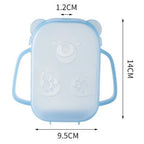 Quetschbeutel-Halter in Bärenform – Auslaufsicherer Snackhalter für Babys und Kleinkinder