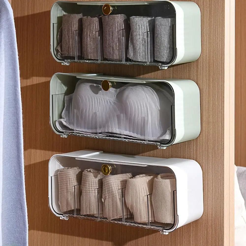 Unterwäsche Organizer Lagerung Box Wand Halterung Hause Schrank Teiler Lagerung Schrank Schublade Socken Bh Lagerung Box Schublade Organizer