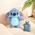 Stitch Anime Winter Extra große Plüsch-Wärmflasche für Damen, Zuhause, Wasserfüllung, Handwärmer, Urlaubsgeschenk für Freundin