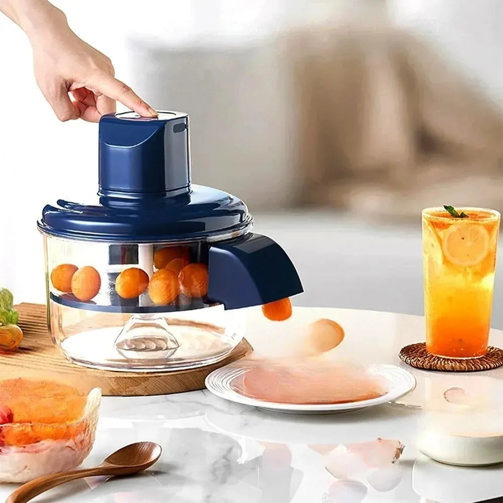 Éplucheur de raisin électrique automatique - Éplucheur mains libres pour baies et fruits, outil de préparation des fruits, épluchage sans effort
