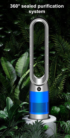 42-Zoll-220-V-Lüfter ohne Flügel, Dual-Purpose-Kühlung und Heizung, leise Heizung für zu Hause, schnelle Luftzirkulation und Reinigungsturm