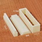 Neue 3 stücke Sushi Maker Ausrüstung Kit Kunststoff Kimbap Sushi Rollen Form Runde Quadratische Herz-förmigen Sushi, Der Werkzeuge kuchen Rolle Form