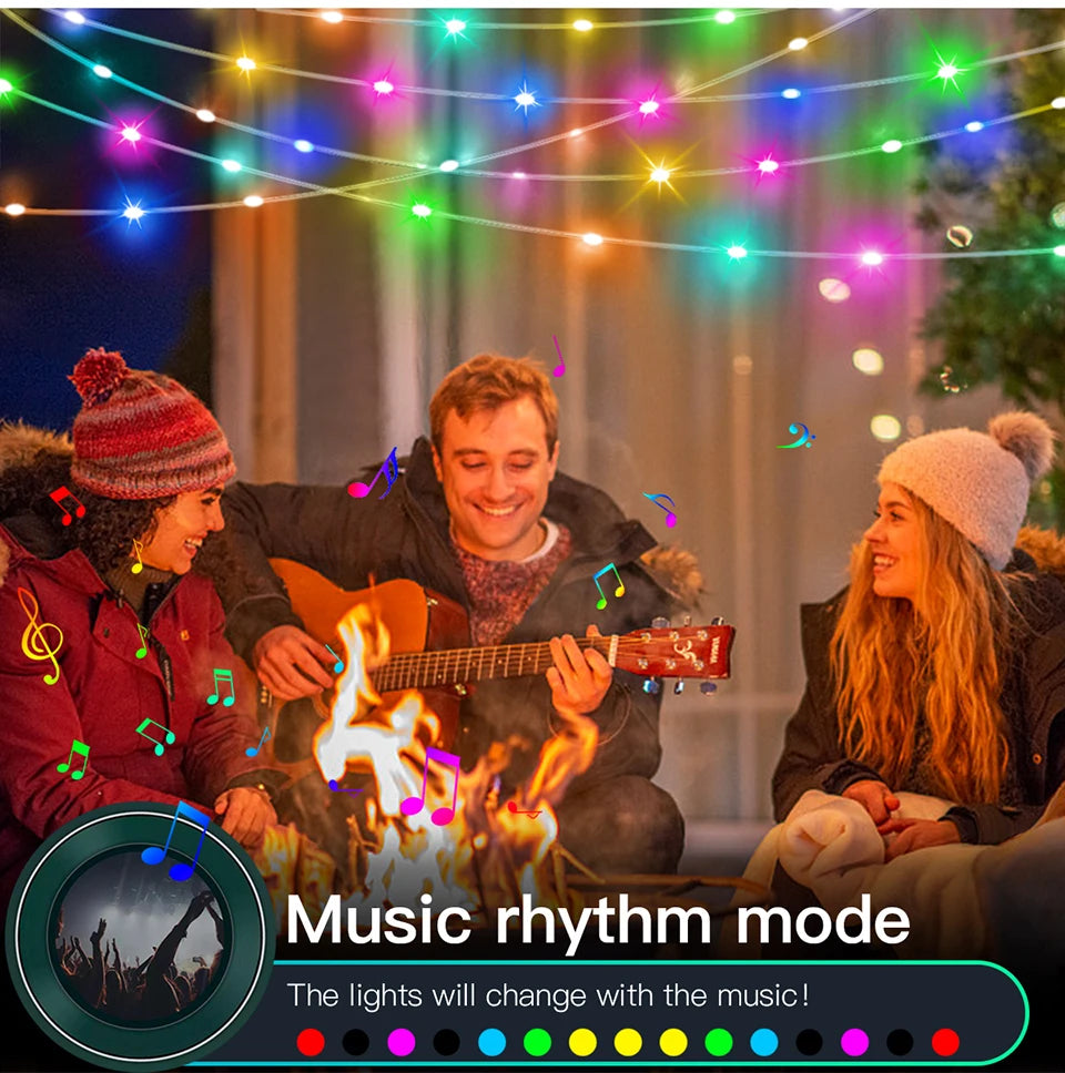 Drahtlose Bluetooth-APP-Steuerung Pixel USB-LED-Lichterkette
