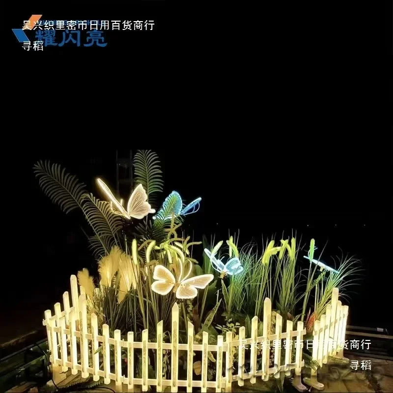 LED-Schmetterlinge (automatisches Öffnen und Schließen, realistische leuchtende Flügel) |   Perfekte Dekoration für Hochzeiten, Partys, Weihnachten