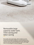 1 elektrischer Mopp-Staubsauger, einfach zu bedienen, geeignet für Zuhause, Schlafsaal, Büro und andere Verwendung