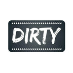 Geschirrs püler Magnet sauber schmutzig Zeichen Anzeige in voller Größe starke Magnet Harz Aufkleber Küche Kühlschrank Geschirrs püler schmutzig Tag