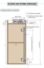Möbelbeschläge in Sondergröße, Schlafzimmer, Aluminium, eingebetteter Kleiderschrank, Platzierungstür, koplanare Dämpfung, Schiebesystem