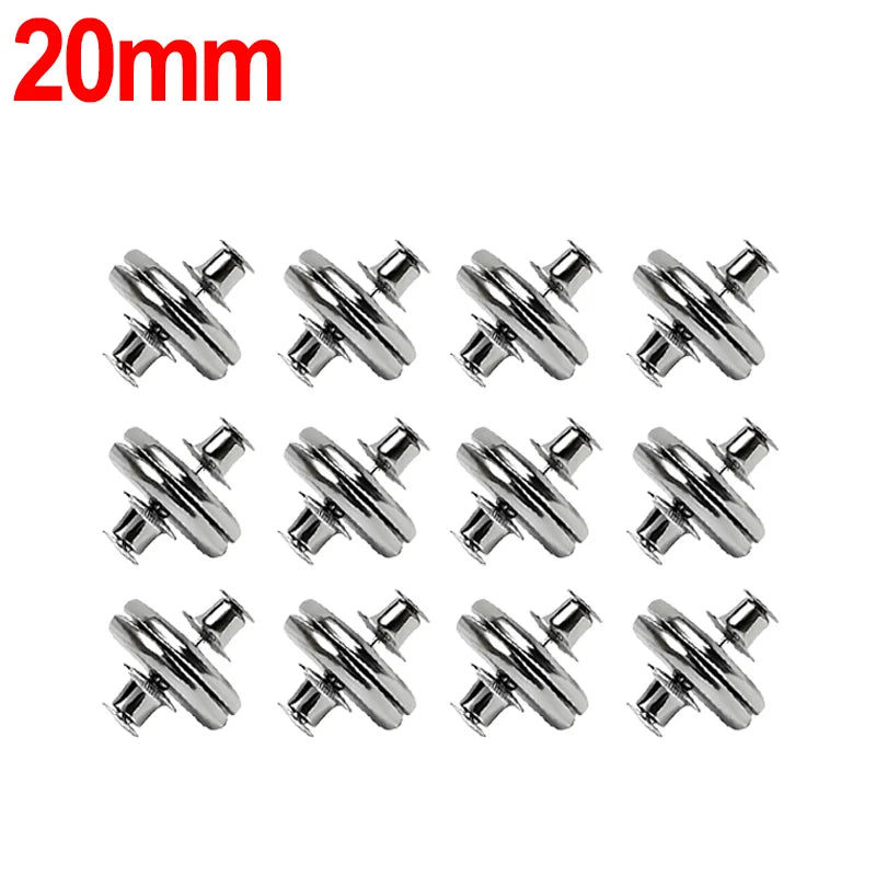Magnetische Vorhangschnallen nagelfrei – Metall-Clip, 17/20/25 mm, 2–40 Stück