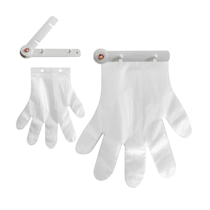 Untior Einweghandschuh-Spender – Wandmontage, 100–300 Stück, Weiß/Grün/Rosa, Küche & Haushalt