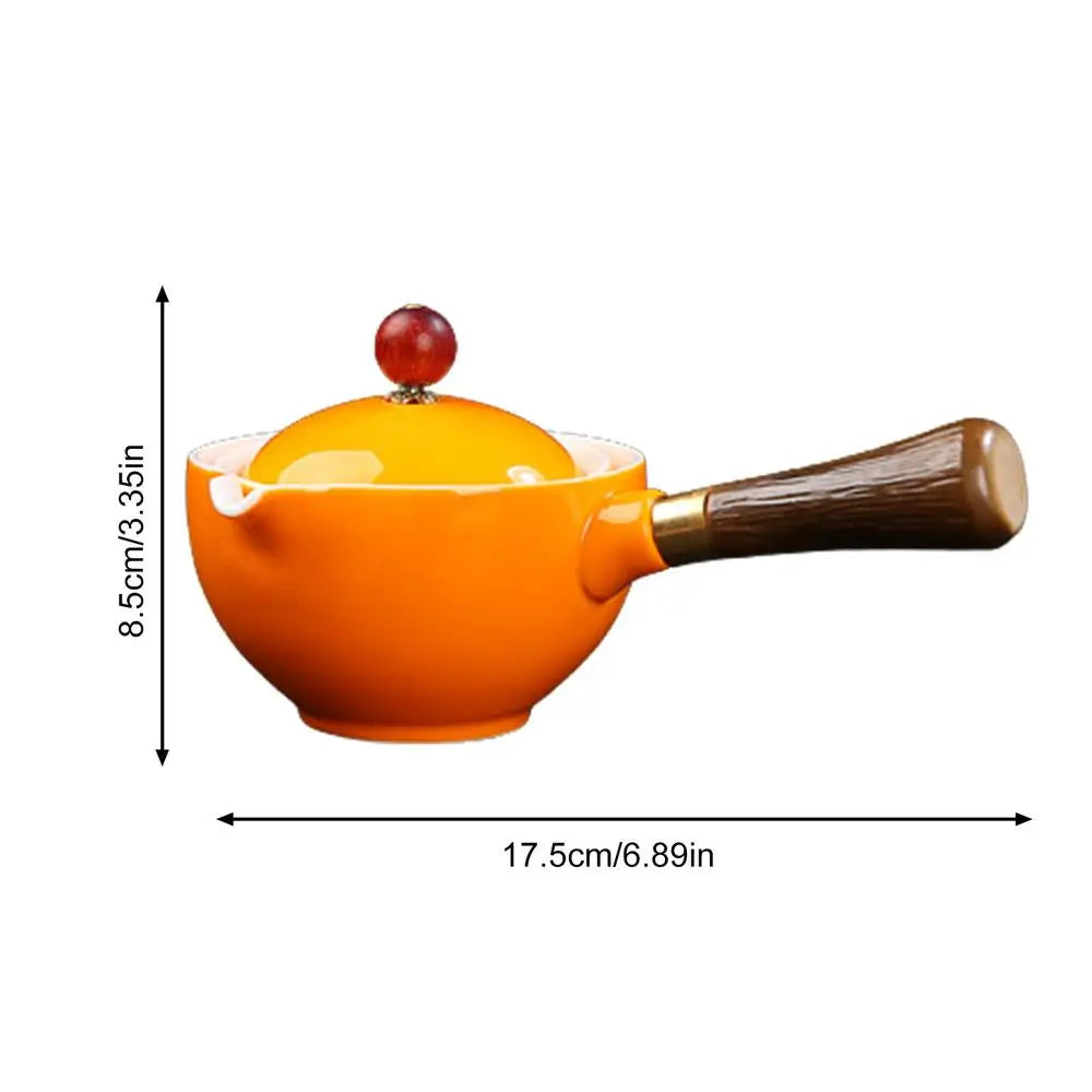 Keramik Teekanne Chinesische Gongfu Teekanne 160 ml Tee Maker Infuser 360 Rotation Einzigen Topf Tragbare Chinesische Gongfu Tee Liefert