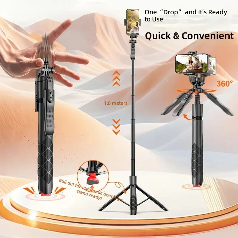LISCN Selfie Stick Stativ – Bluetooth, Anti-Shake, 1,8m | Modelle TT07, TT18, L16, L16TT