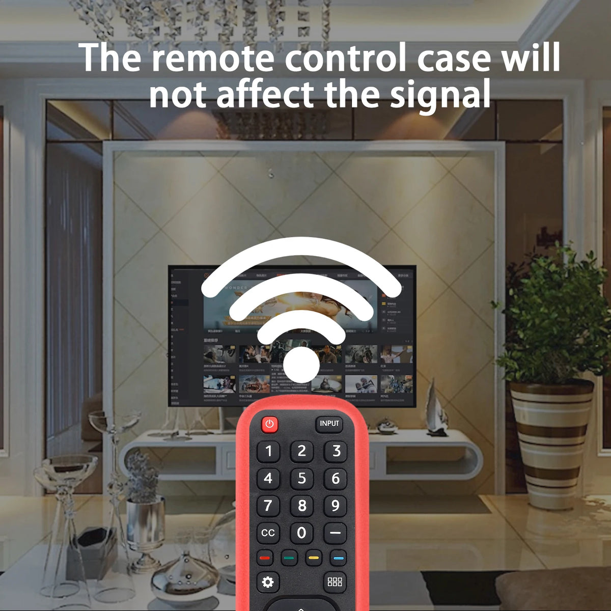 Silikon-Schutzhülle für Hisense TV Fernbedienung – EN2B27 / EN2H27 / EN2A27 / RC3394408