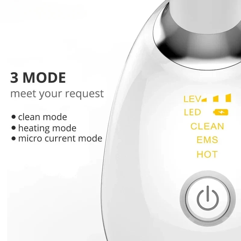 Abay 7-Farben Gesichts- & Hals-Lifting-Gerät – EMS, LED-Lichttherapie, Anti-Falten, CE