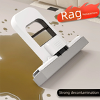 Mini-Schwammmopp, handfreies Waschen, tragbarer Mini-Mopp mit super saugfähigem Mopp für die Reinigung von Schreibtischböden, Badezimmern, Küchen, Glas und Autos