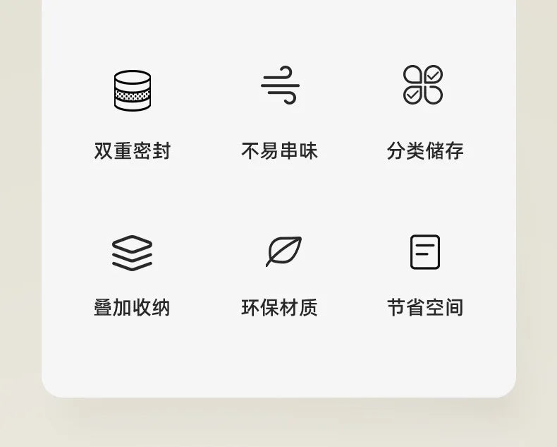 Mehrschichtige Gewürz-Aufbewahrungsbox, tragbar, kleine All-In-One-Zange, Küche, transparente Gewürze, Bohnen, Nüsse, Körner, Vorratsgläser