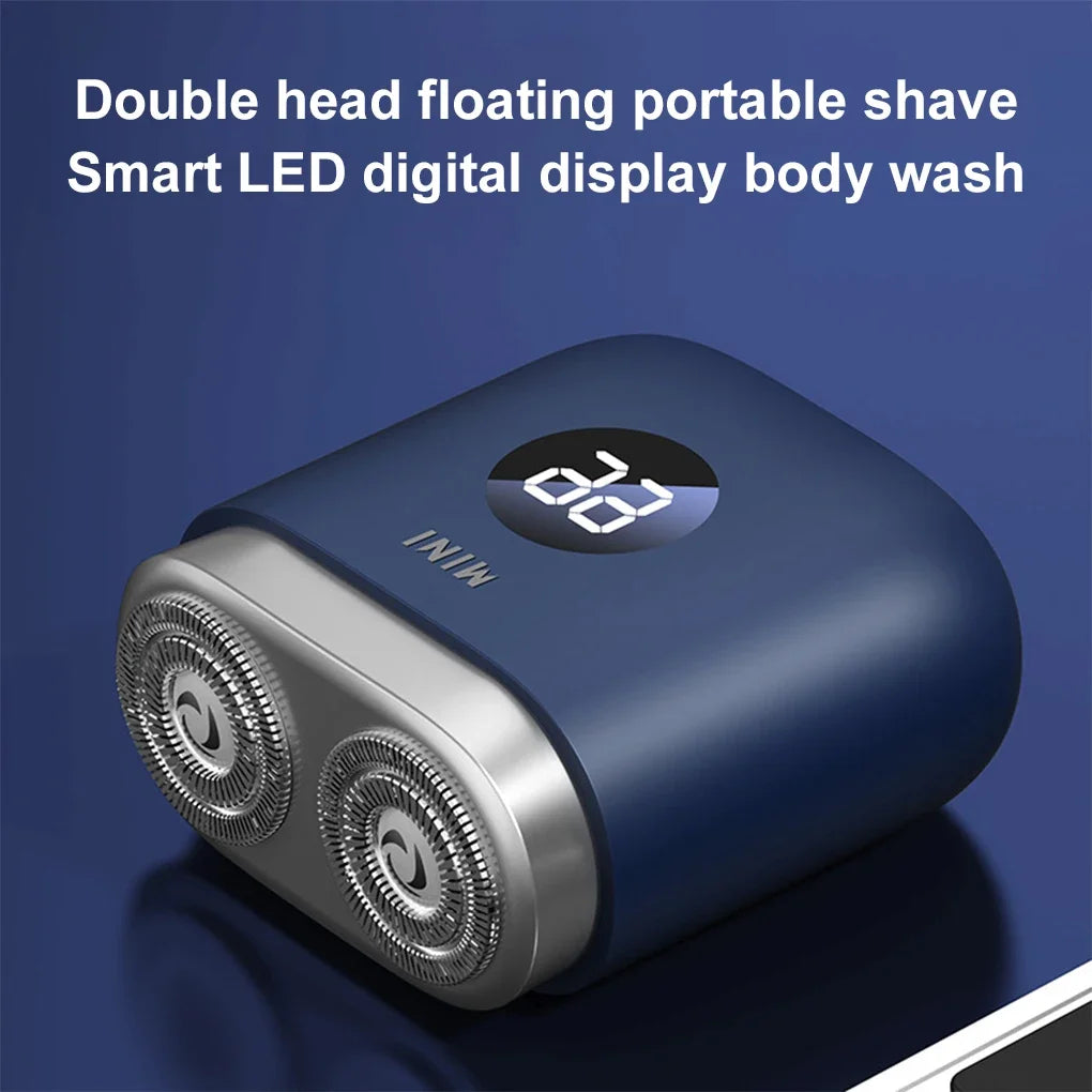 Präzisionsrasierer für Männer, tragbarer Elektrorasierer für schnelle Ergebnisse, Achselhaare, Mini-Elektrorasierer, grau