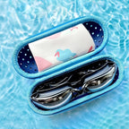 EVA Weiche Schwimmbrille Organizer Schutz Brillenetui Schwimmausrüstung Atmungsaktive Entwässerungsloch Tragbare Schutzbrillenabdeckung